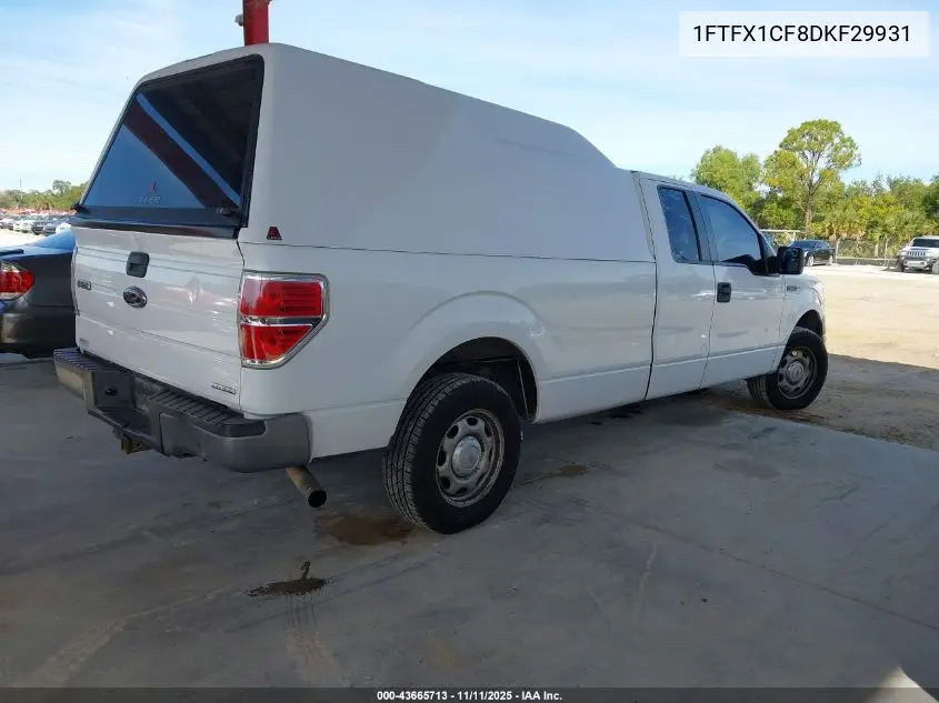 1FTFX1CF8DKF29931 2013 Ford F-150 Xl