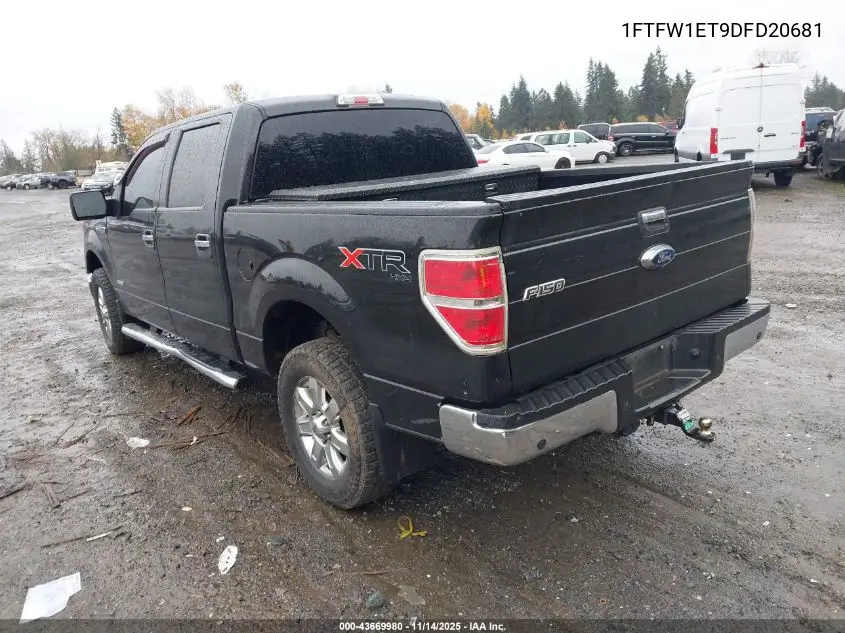 1FTFW1ET9DFD20681 2013 Ford F-150 Xlt