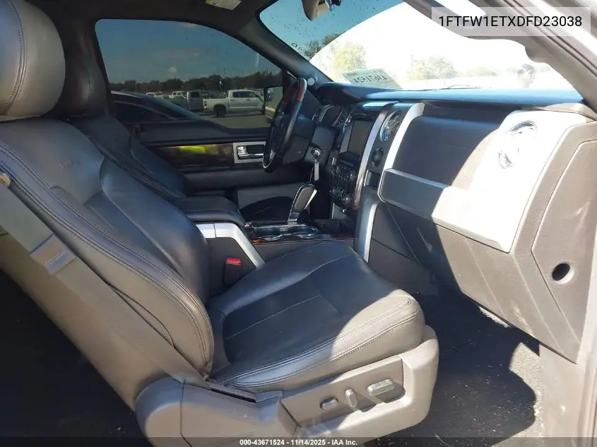 1FTFW1ETXDFD23038 2013 Ford F-150 Platinum