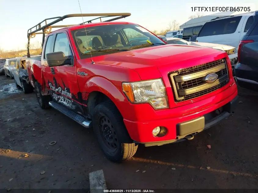 1FTFX1EF0DFB65705 2013 Ford F-150 Stx