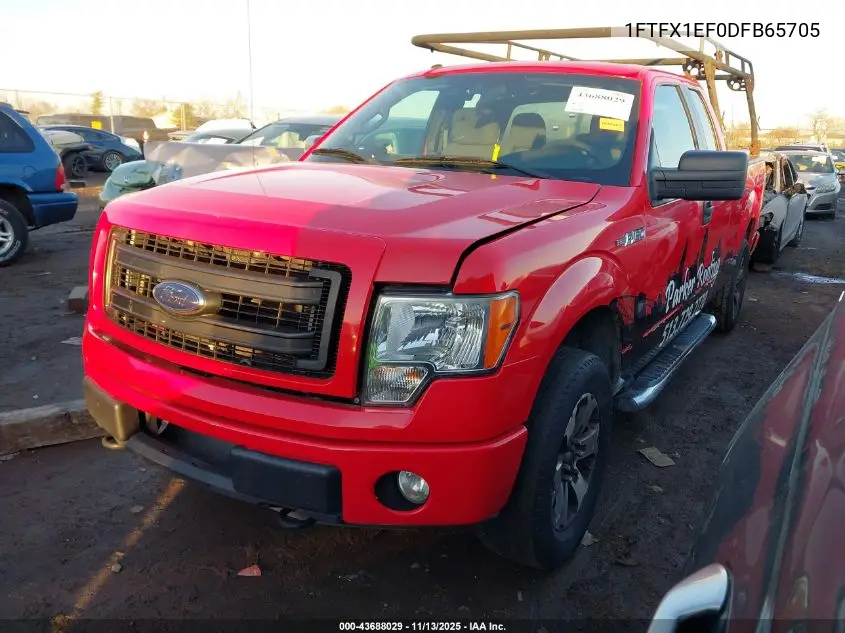 1FTFX1EF0DFB65705 2013 Ford F-150 Stx