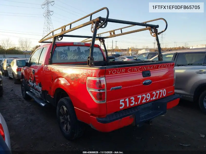 1FTFX1EF0DFB65705 2013 Ford F-150 Stx