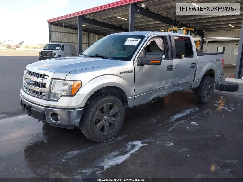1FTFW1EFXDKF94957 2013 Ford F-150 Xlt