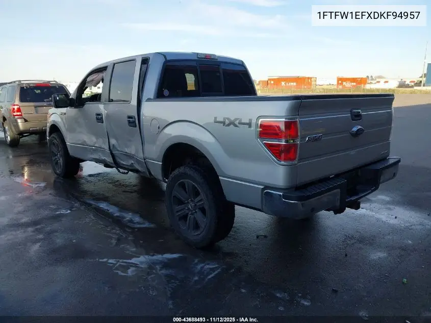 1FTFW1EFXDKF94957 2013 Ford F-150 Xlt