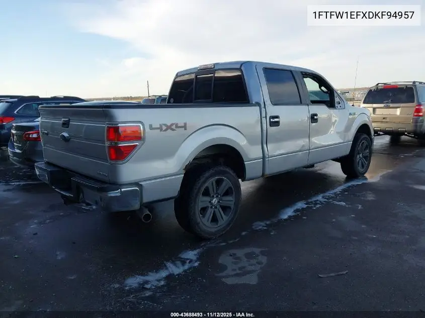 1FTFW1EFXDKF94957 2013 Ford F-150 Xlt