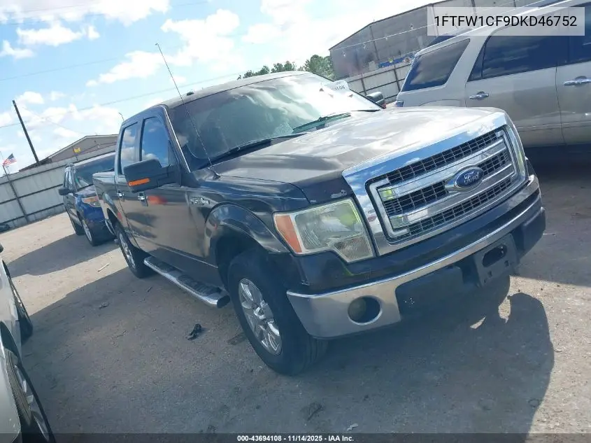 1FTFW1CF9DKD46752 2013 Ford F-150 Xlt