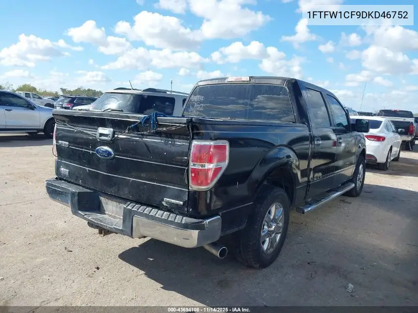 1FTFW1CF9DKD46752 2013 Ford F-150 Xlt