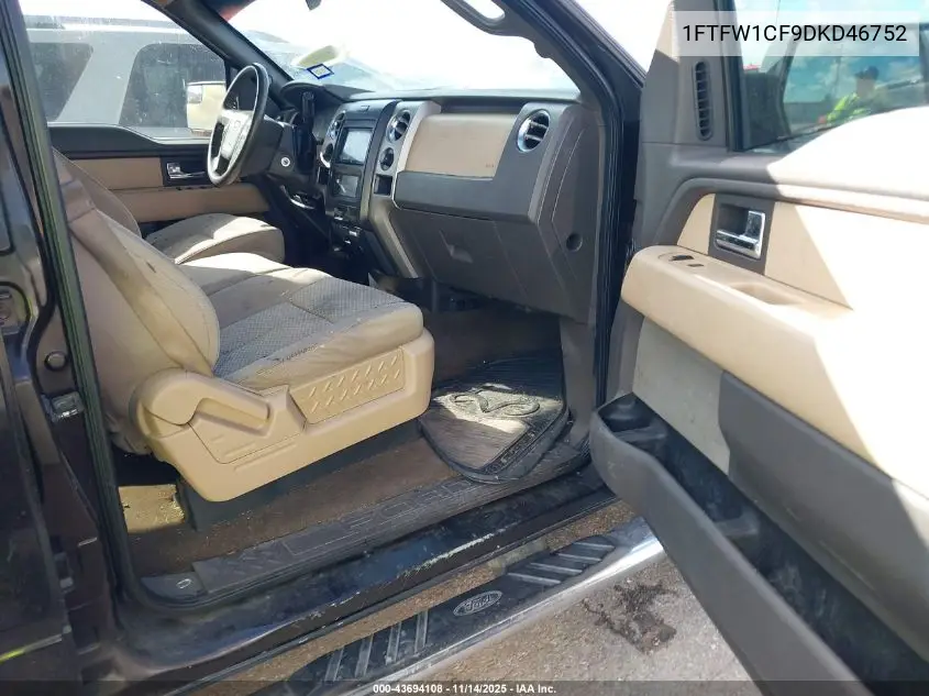 1FTFW1CF9DKD46752 2013 Ford F-150 Xlt