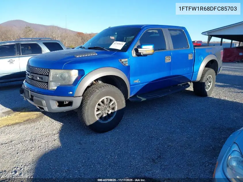 1FTFW1R68DFC85703 2013 Ford F-150 Svt Raptor