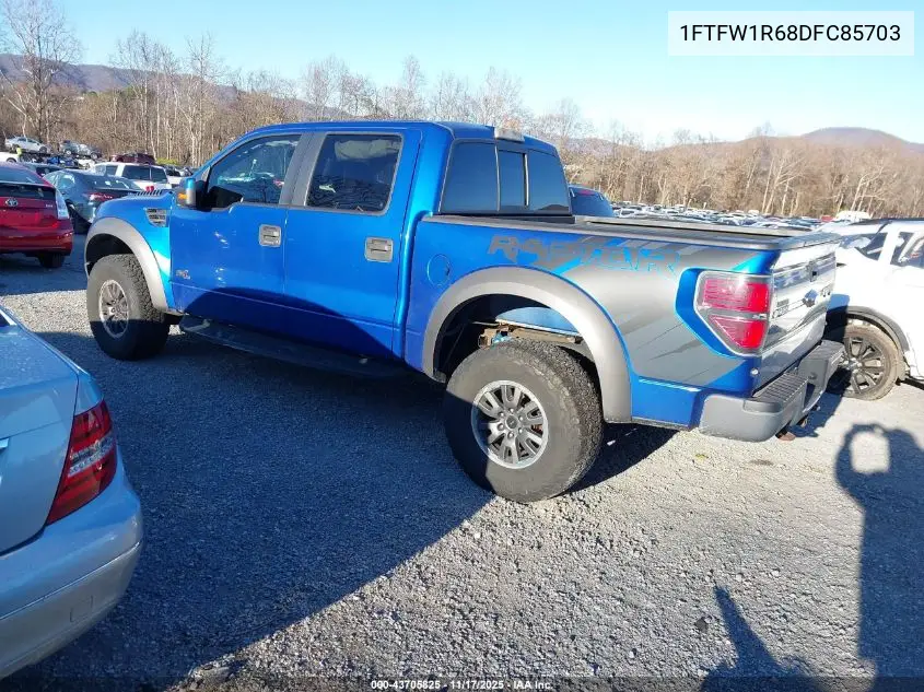 1FTFW1R68DFC85703 2013 Ford F-150 Svt Raptor