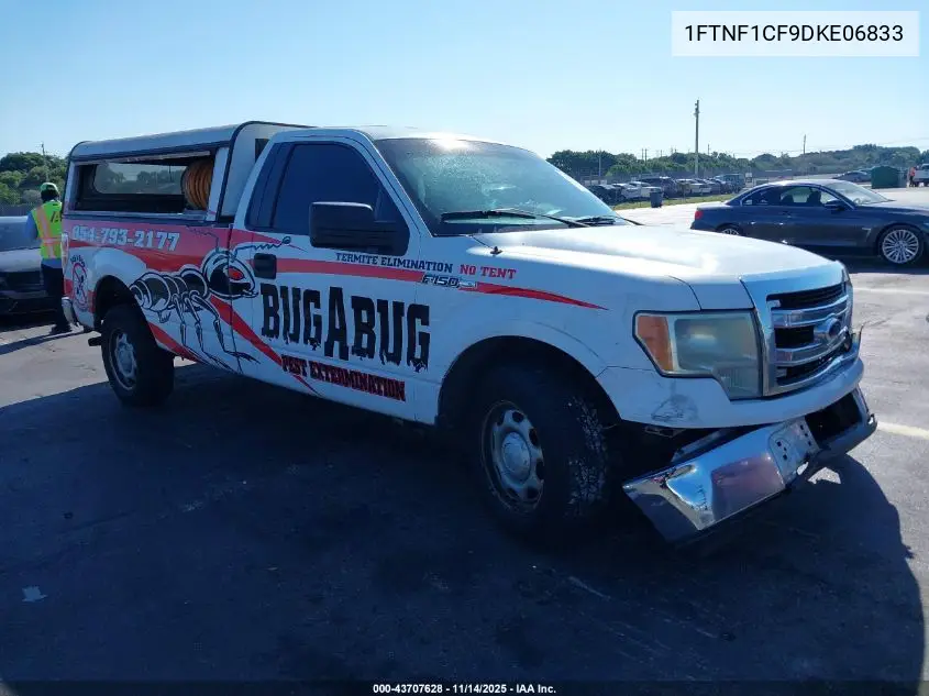 1FTNF1CF9DKE06833 2013 Ford F-150 Xl