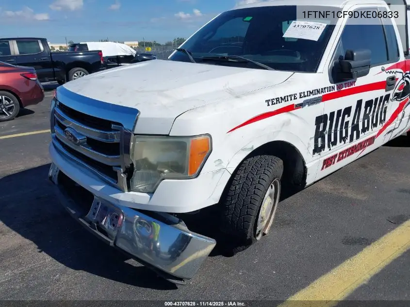 1FTNF1CF9DKE06833 2013 Ford F-150 Xl