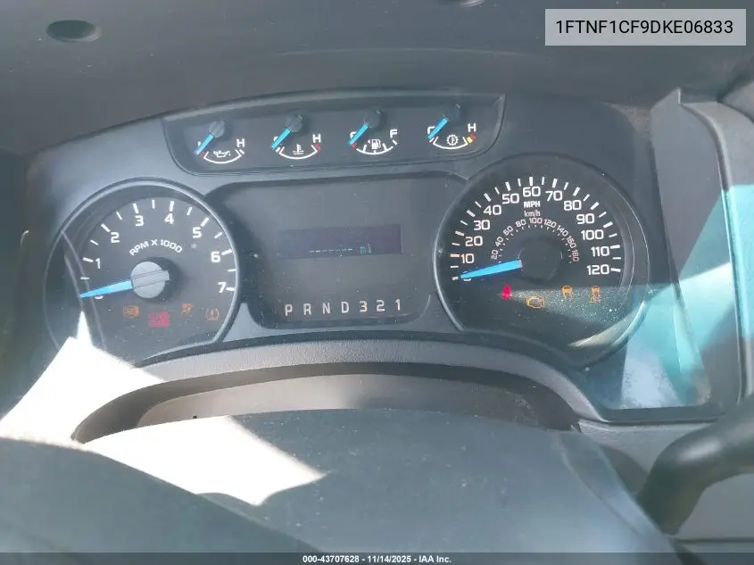1FTNF1CF9DKE06833 2013 Ford F-150 Xl