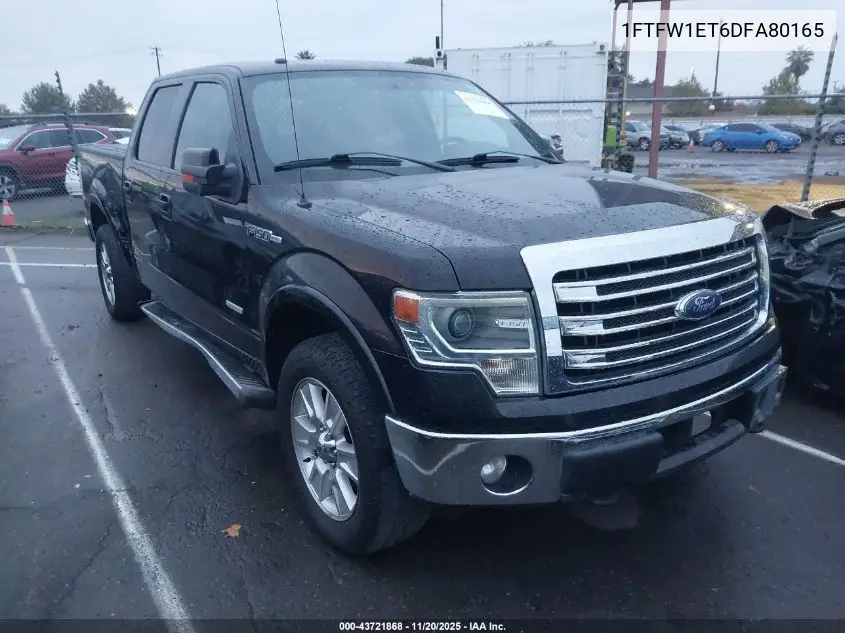 1FTFW1ET6DFA80165 2013 Ford F-150 Lariat