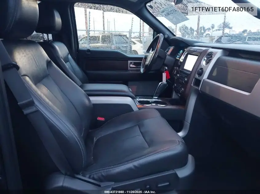 1FTFW1ET6DFA80165 2013 Ford F-150 Lariat