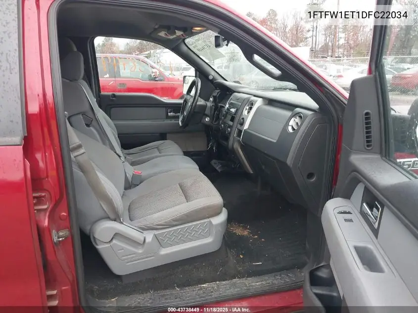 1FTFW1ET1DFC22034 2013 Ford F-150 Xlt
