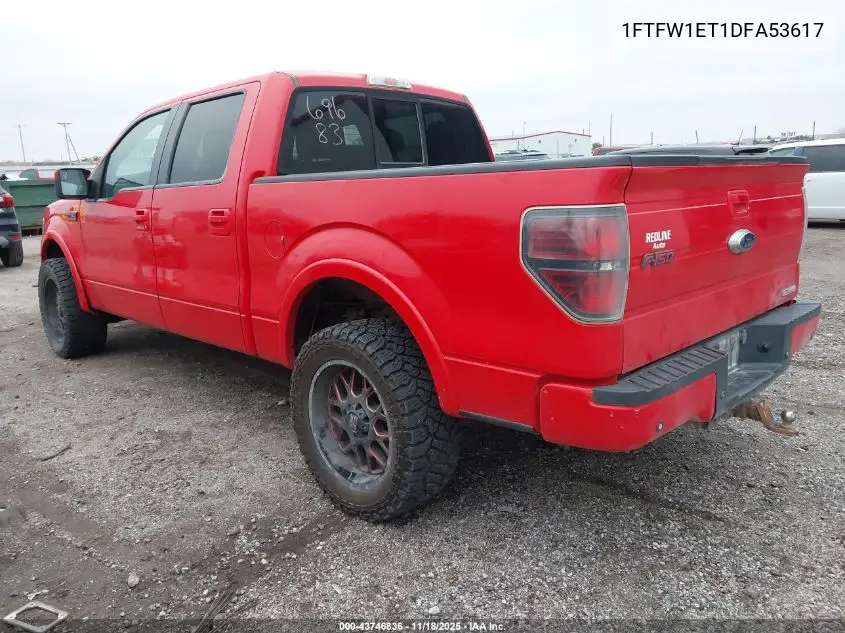 1FTFW1ET1DFA53617 2013 Ford F-150 Fx4