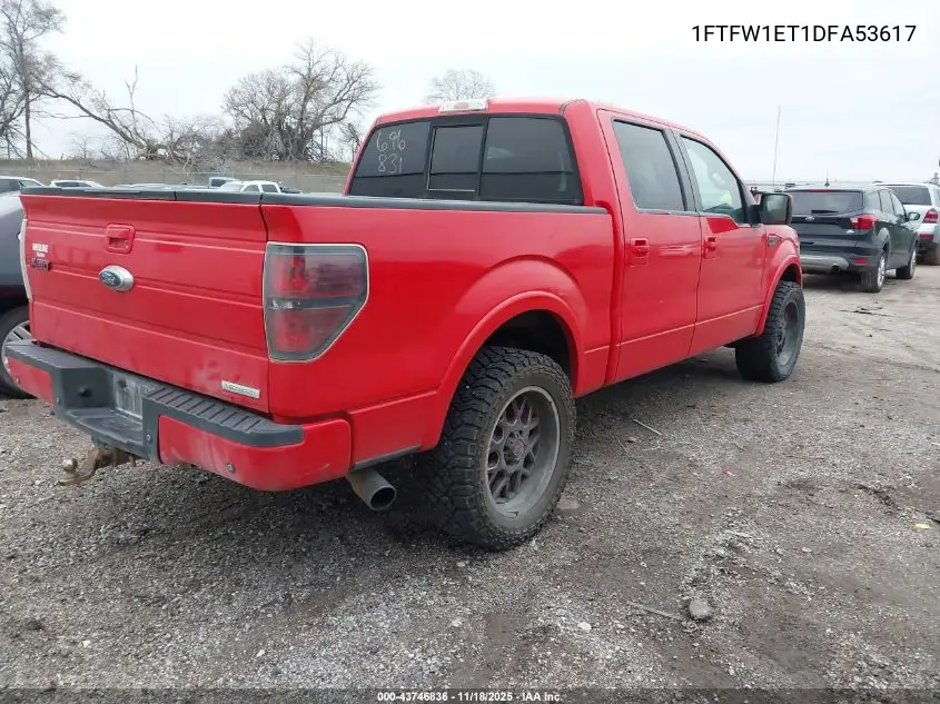 1FTFW1ET1DFA53617 2013 Ford F-150 Fx4