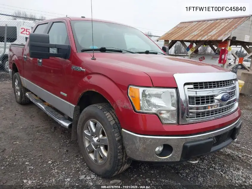 1FTFW1ET0DFC45840 2013 Ford F-150 Xlt
