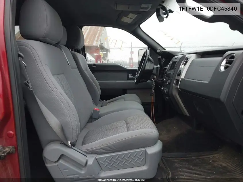 1FTFW1ET0DFC45840 2013 Ford F-150 Xlt