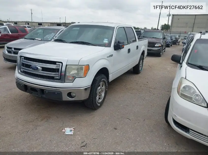 1FTFW1CF4DKF27662 2013 Ford F-150 Xlt