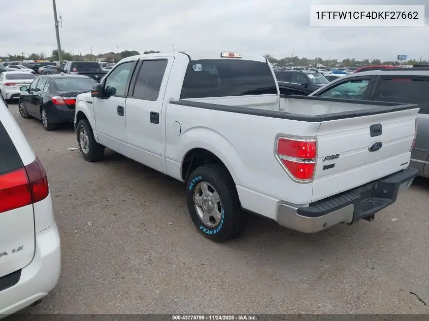 1FTFW1CF4DKF27662 2013 Ford F-150 Xlt