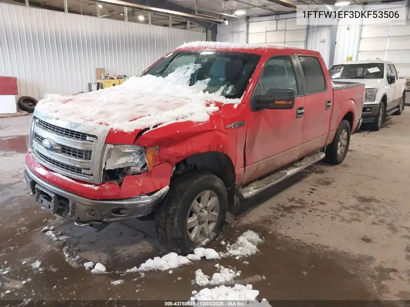 1FTFW1EF3DKF53506 2013 Ford F-150 Xlt