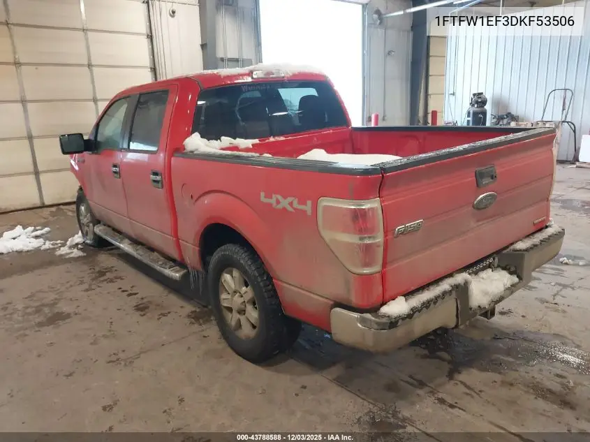 1FTFW1EF3DKF53506 2013 Ford F-150 Xlt