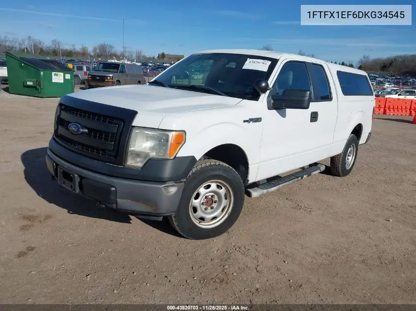 1FTFX1EF6DKG34545 2013 Ford F-150 Xl