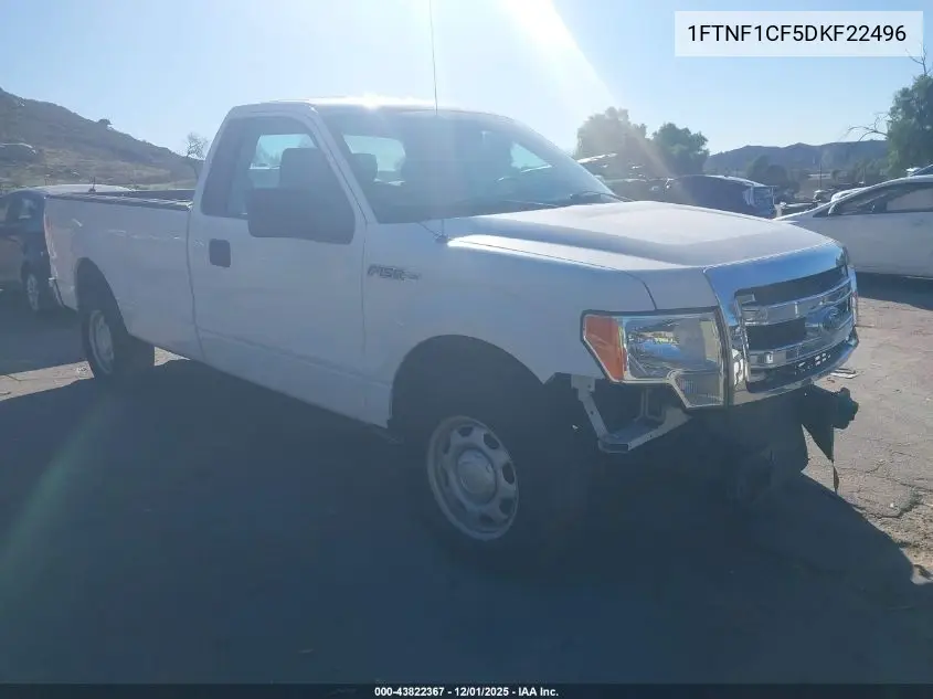 1FTNF1CF5DKF22496 2013 Ford F-150 Xl
