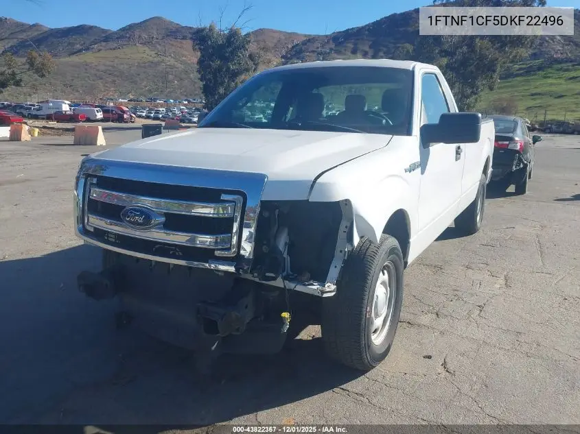 1FTNF1CF5DKF22496 2013 Ford F-150 Xl