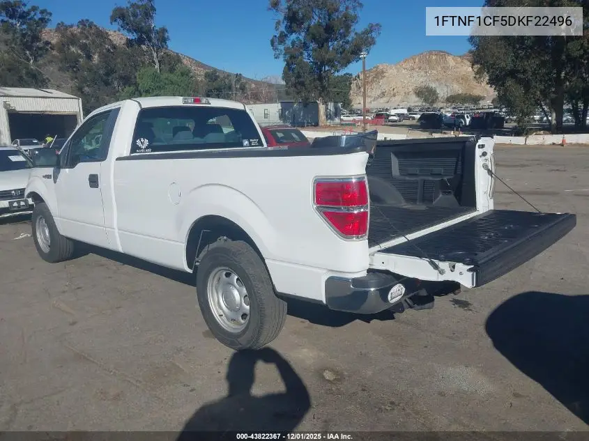 1FTNF1CF5DKF22496 2013 Ford F-150 Xl