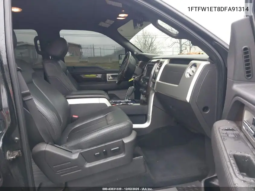 1FTFW1ET8DFA91314 2013 Ford F-150 Platinum