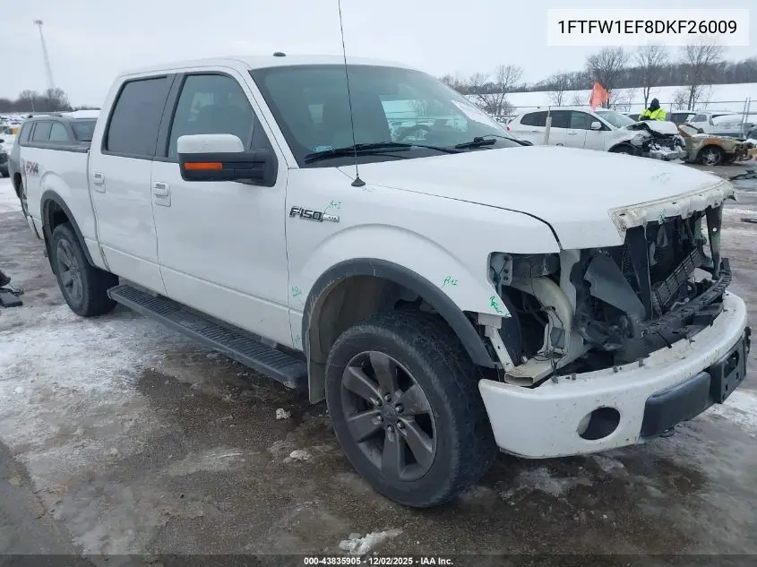 1FTFW1EF8DKF26009 2013 Ford F-150 Fx4