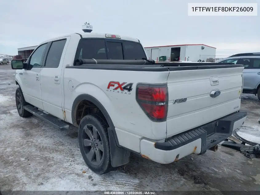 1FTFW1EF8DKF26009 2013 Ford F-150 Fx4