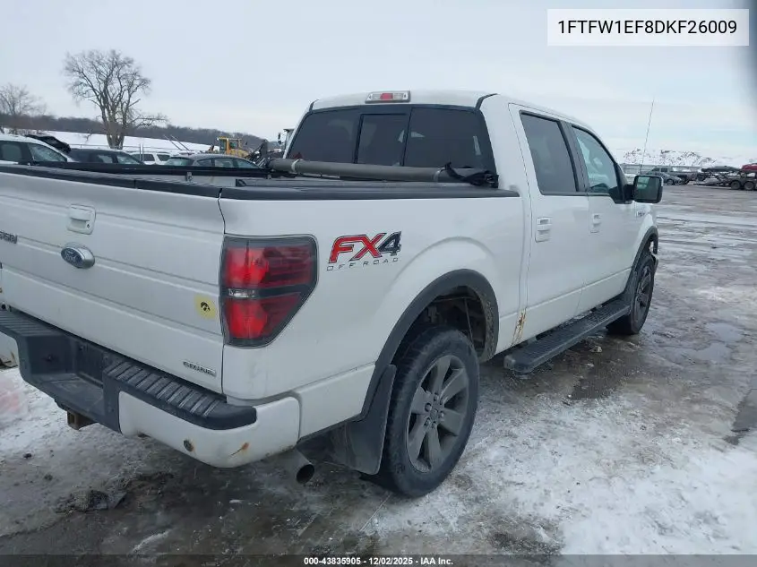 1FTFW1EF8DKF26009 2013 Ford F-150 Fx4