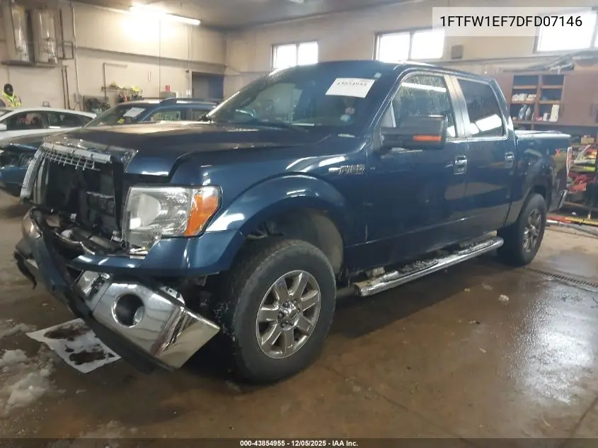 1FTFW1EF7DFD07146 2013 Ford F-150 Xlt
