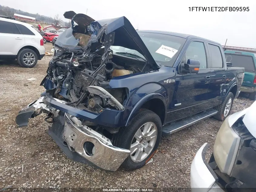 1FTFW1ET2DFB09595 2013 Ford F-150 Lariat