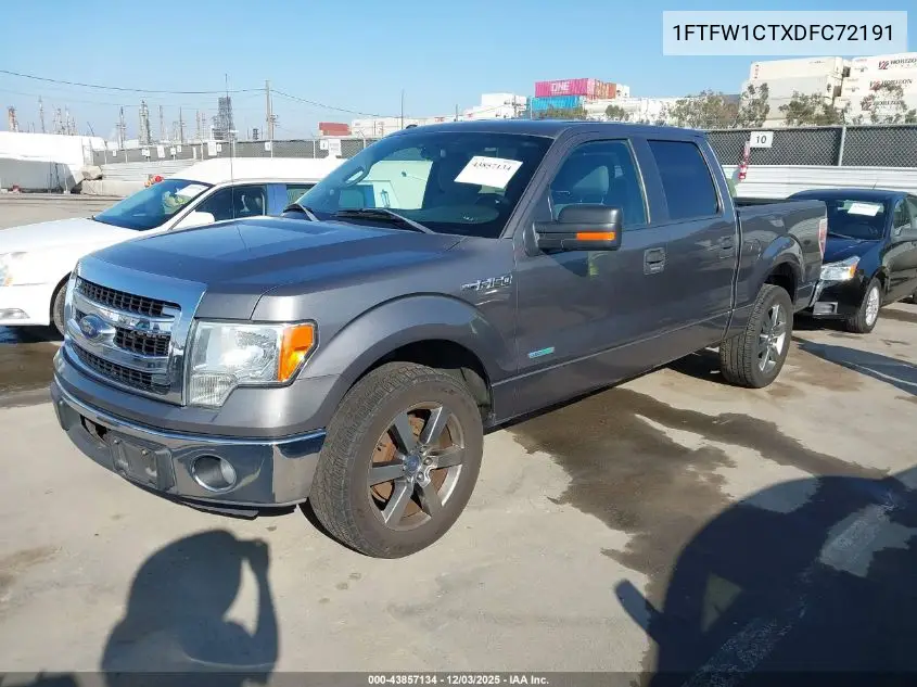 1FTFW1CTXDFC72191 2013 Ford F-150 Xlt