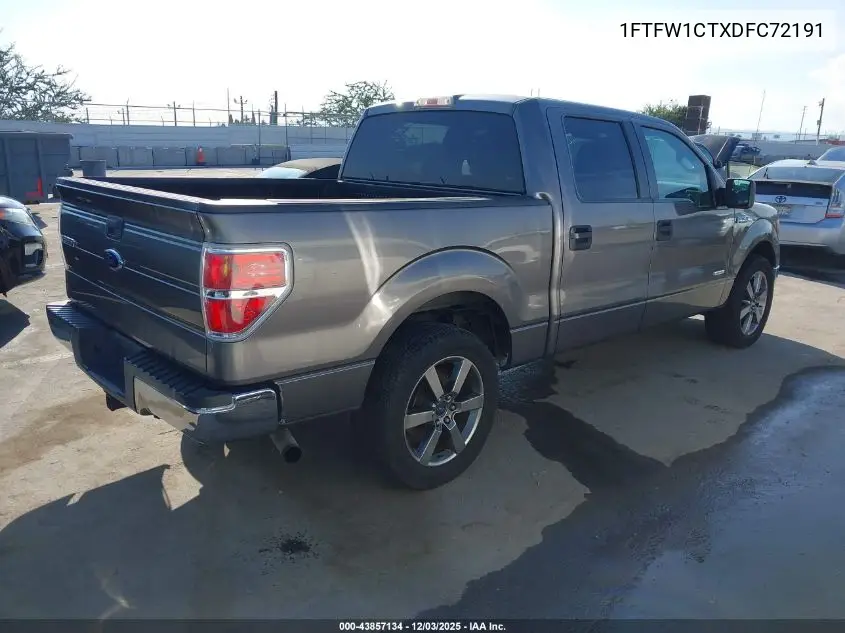 1FTFW1CTXDFC72191 2013 Ford F-150 Xlt