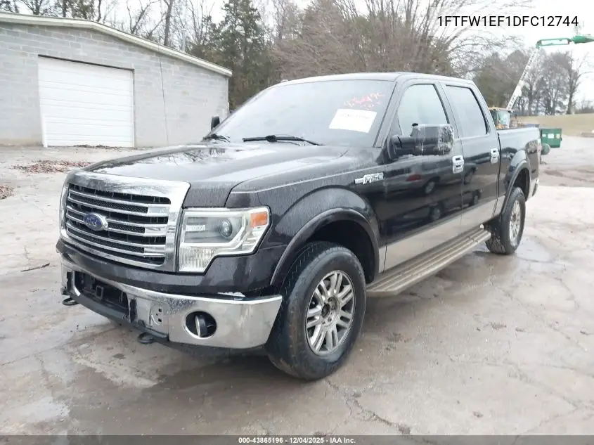 1FTFW1EF1DFC12744 2013 Ford F-150 Lariat