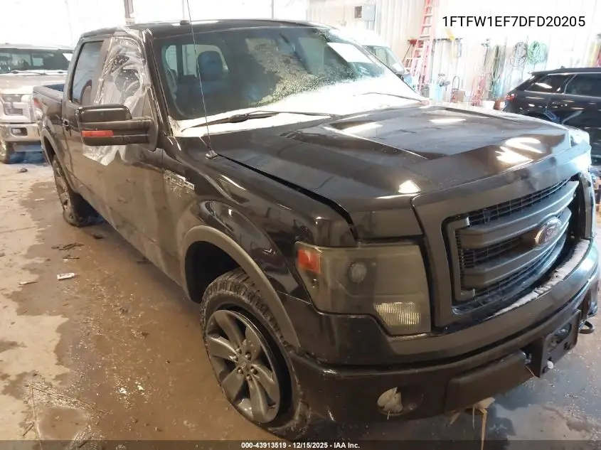 1FTFW1EF7DFD20205 2013 Ford F-150 Fx4