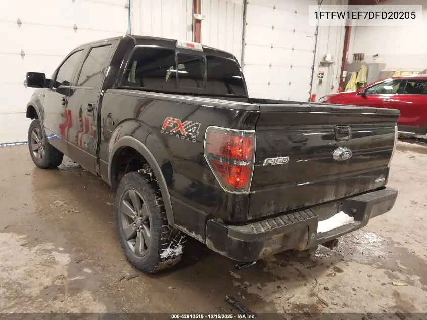1FTFW1EF7DFD20205 2013 Ford F-150 Fx4