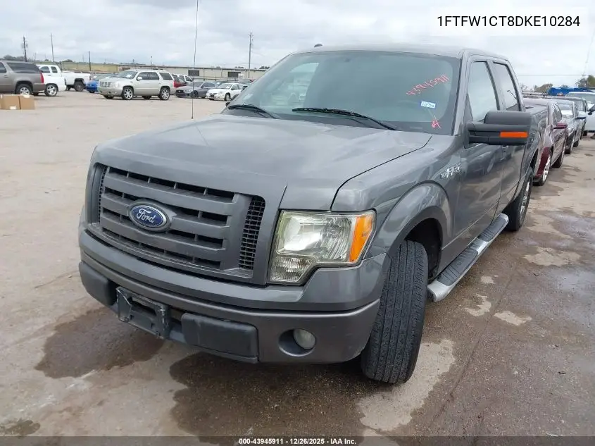 1FTFW1CT8DKE10284 2013 Ford F-150 Xlt