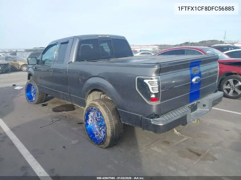 1FTFX1CF8DFC56885 2013 Ford F-150 Stx