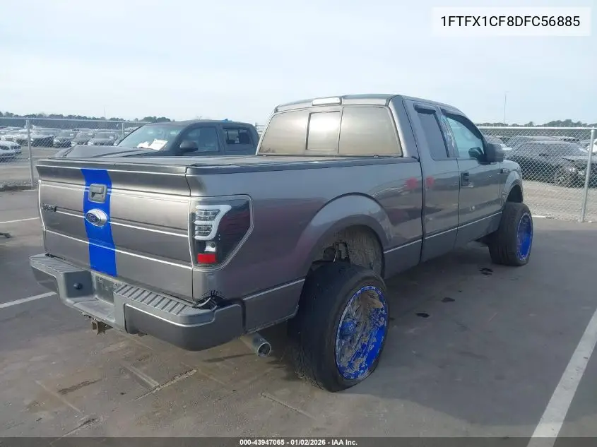 1FTFX1CF8DFC56885 2013 Ford F-150 Stx