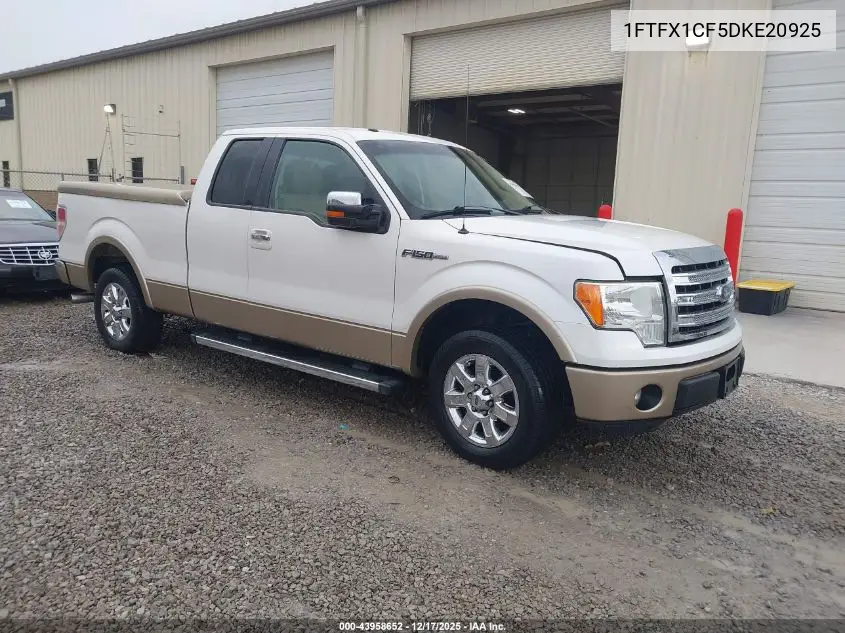 1FTFX1CF5DKE20925 2013 Ford F-150 Lariat