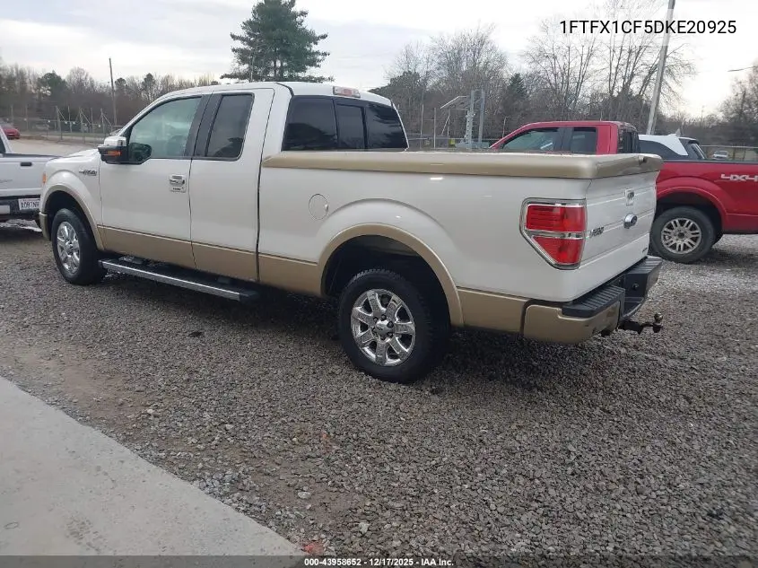 1FTFX1CF5DKE20925 2013 Ford F-150 Lariat