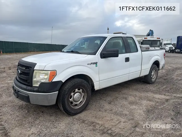 1FTFX1CFXEKG11662 2014 Ford F-150 2014 Ford F-150 Xl 4X2 Extended Cab Pickup