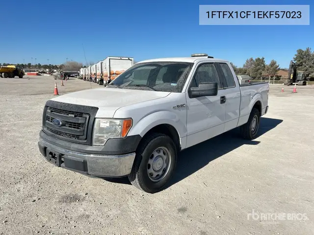 1FTFX1CF1EKF57023 2014 Ford F-150 2014 Ford F-150 Xl 4X2 Extended Cab Pickup